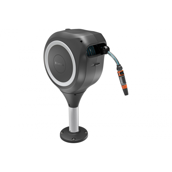 Катушка со шлангом напольная автоматическая GARDENA ROLLUPS для террас 18607-20.000.00