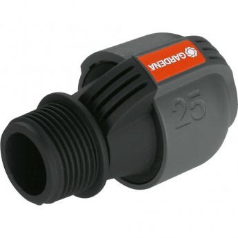 Соединитель GARDENA 25 мм x 1 - наружная резьба Соединитель GARDENA 25 мм x 1 - наружная резьба